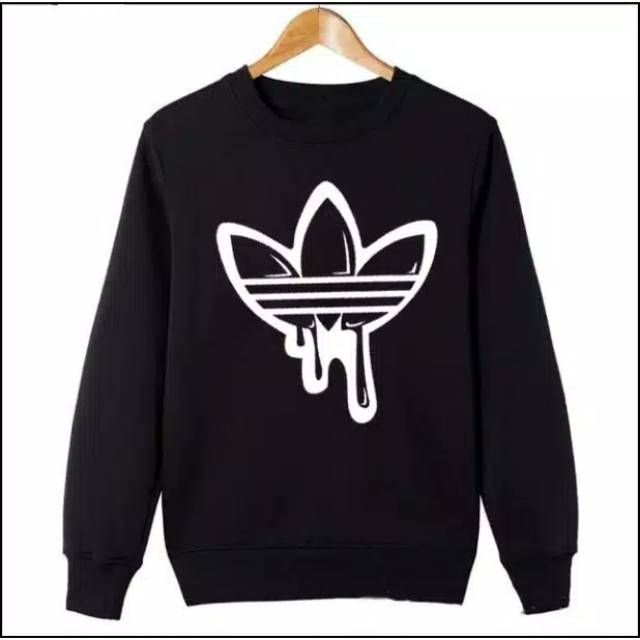 FASHION DISTRO JAKET SWEATER ADIDAS JUMBO TNT FULL WARNA PINK PRIA/WANITA FLEECE TEBAL