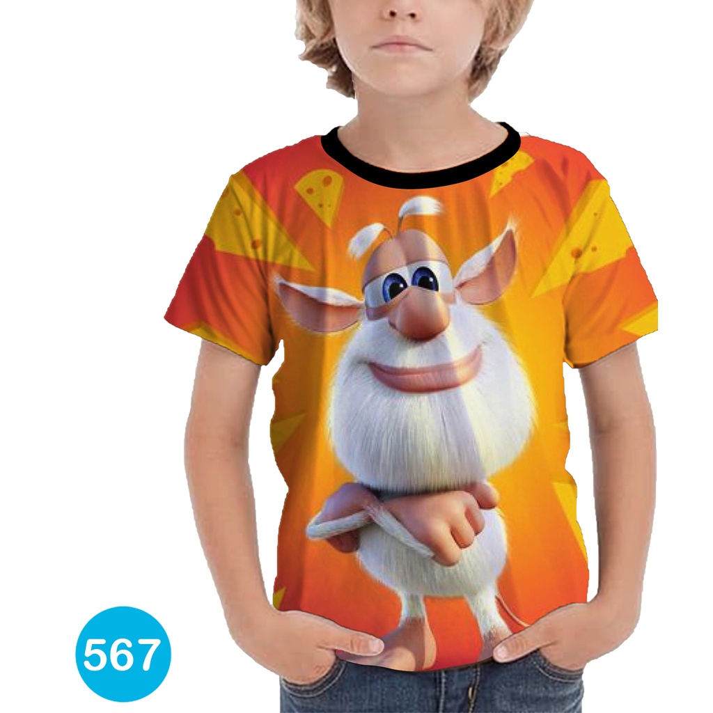 Baju Booba Cheese Baju 3D Animasi Anak #COWO-567