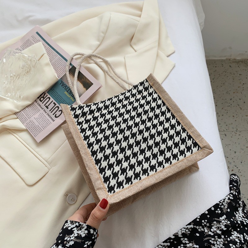 Merci Shoulder Bag Top Handle Tas Bahu vintage korean-Dadu Hitam