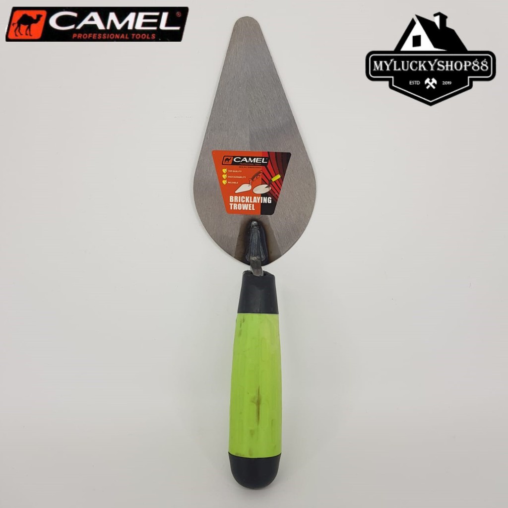 Camel Sendok Semen Gagang Karet 6 inch Lancip