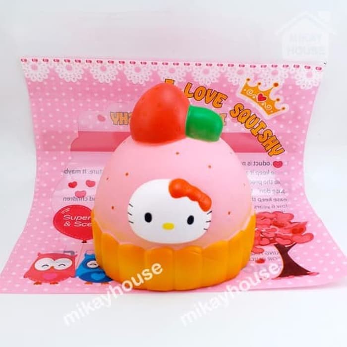 Squishy Hello Kitty Jumbo Cupcake HK