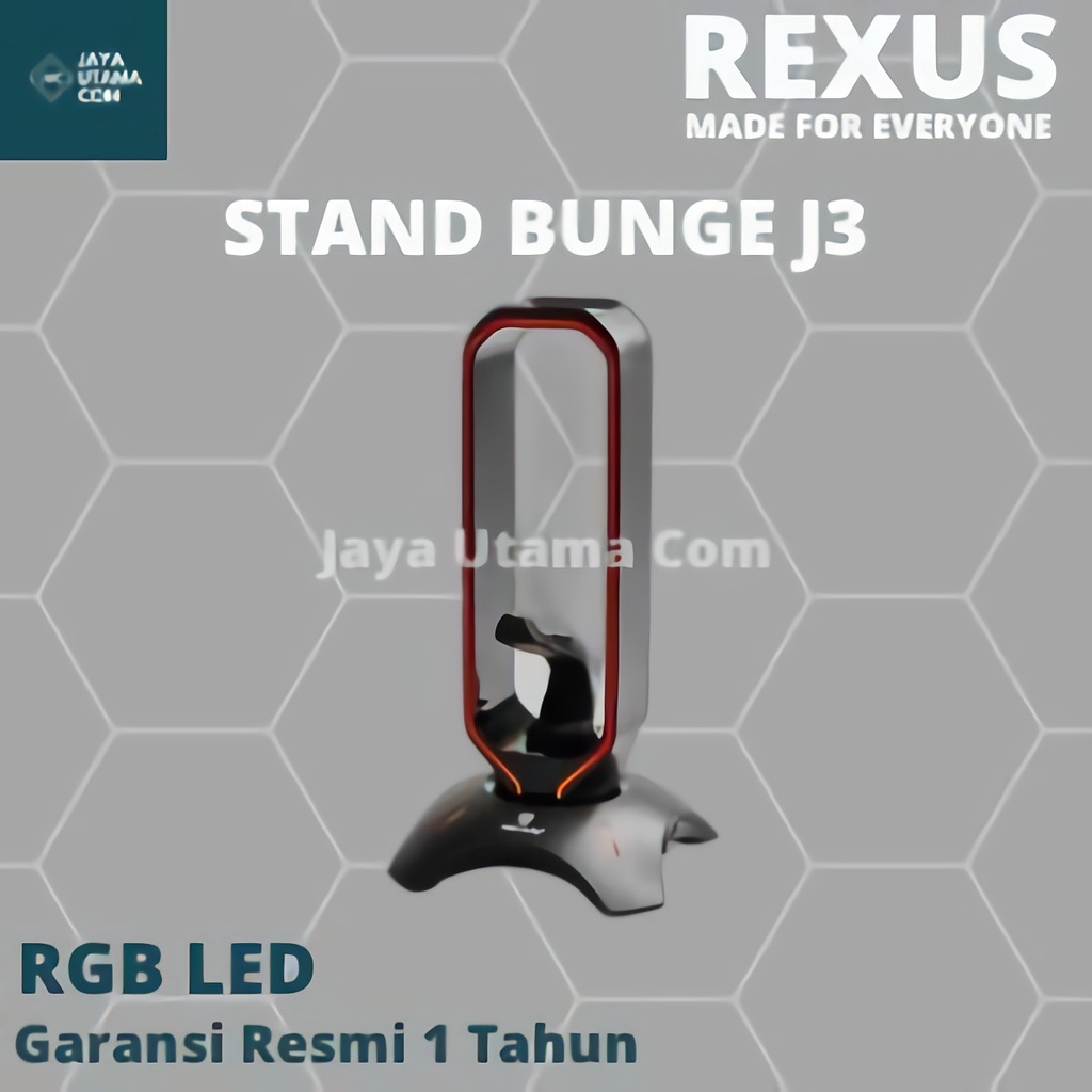 Rexus Headset Stand Bungee J3 RGB with USB Hub Original