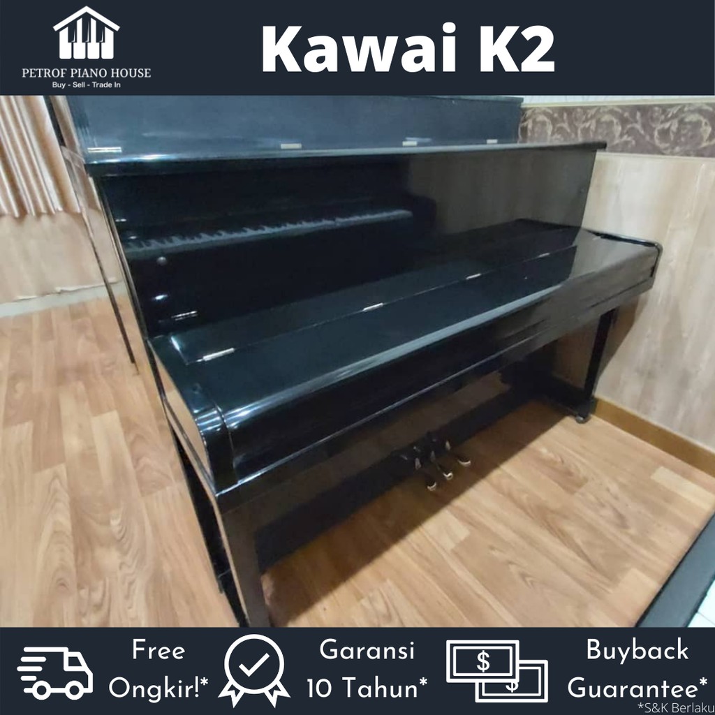 Kawai K2 Upright Piano Bekas Second