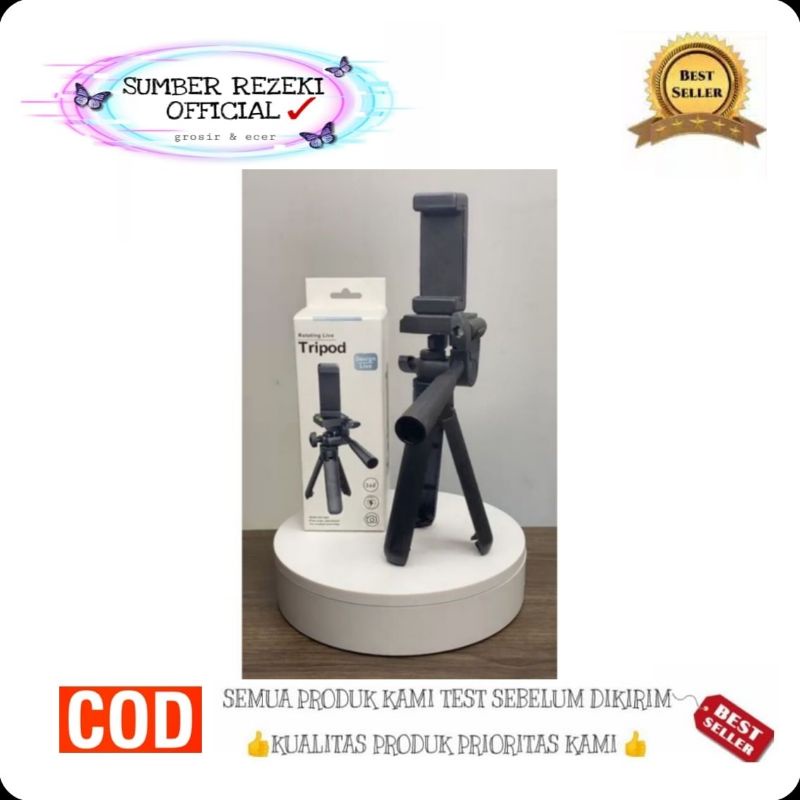 SR - Tripod support mini stand handphone tripod D06 tripod mini 4 in 1 tripod handphone