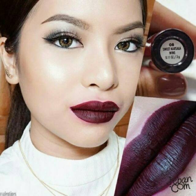 JORDANA Sweet Cream Matte Liquid Lip Color - SWEET MARSALA WINE