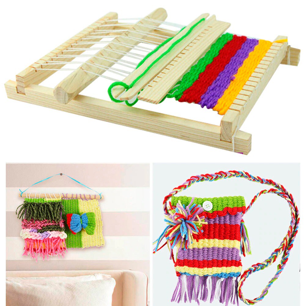 Mini Weaving Kit / Alat Tenun Mini / Wooden Weaving Kit - ANK