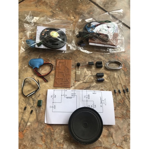 elektronika kit rangkaian bel dua nada no solder