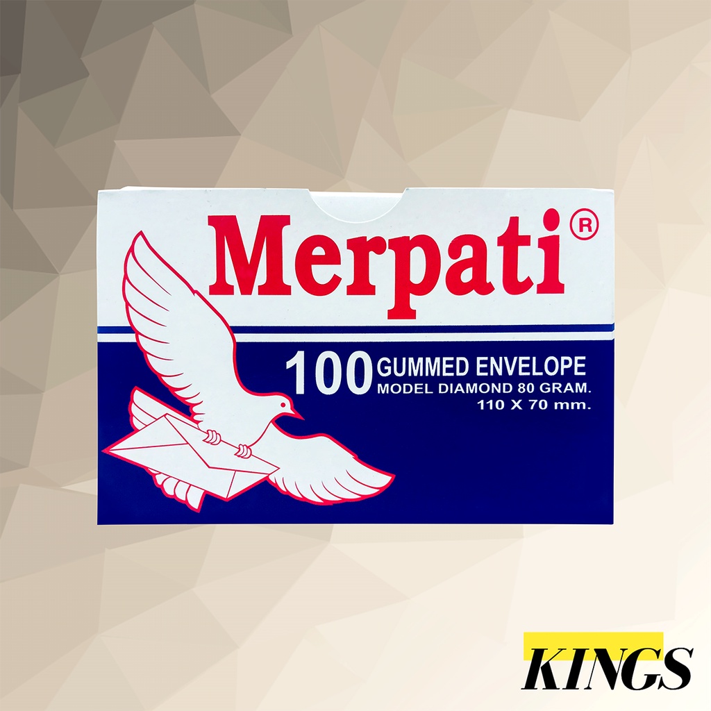 

Merpati Amplop 80 gram 110 x 70 mm