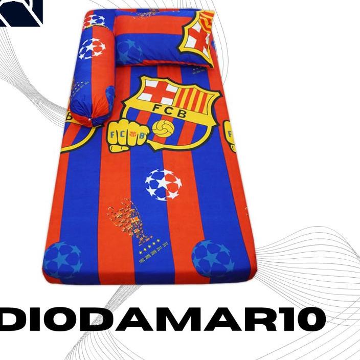 ❗❗SUPER PROMO ⭐ Sprei Seprai Motif Club Sepak Bola Manchester United MU Barca Barcelona Chelsea Real