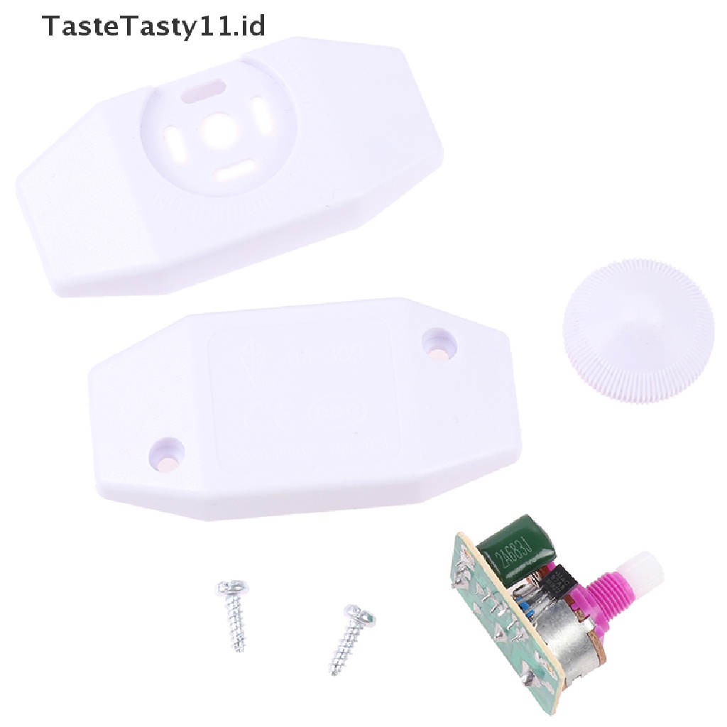 【TasteTasty】 220v 1a Lamp Dimmer Cord Temperature Regulating Speed Regulating Rotary Switch .