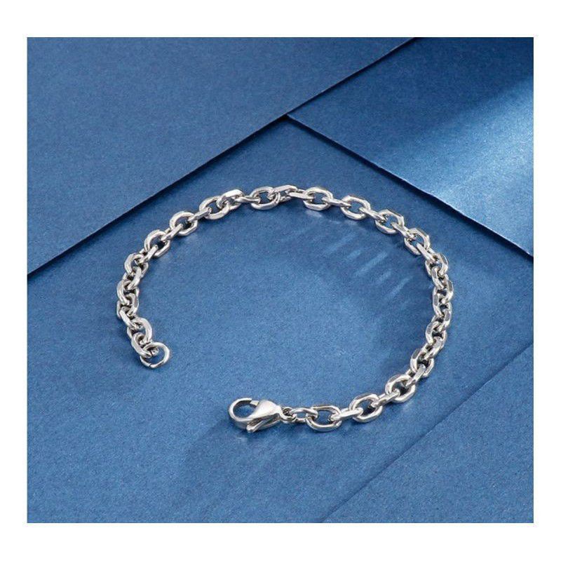 GELANG TANGAN TITANIUM NURI WARNA SILVER DAN EMAS