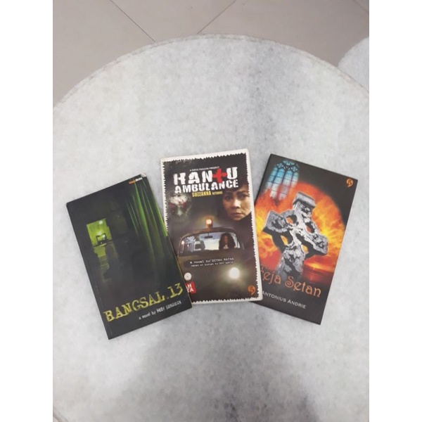 Preloved Paket Novel Horror Indonesia Bundle B