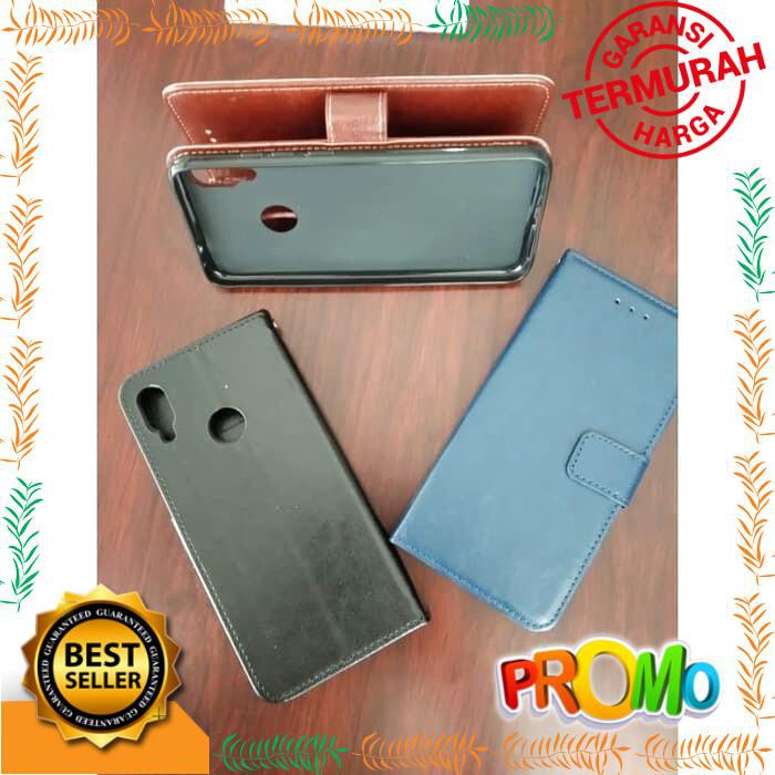 FLIP COVER WALLET SAMSUNG A70 A 70 SARUNG KULIT