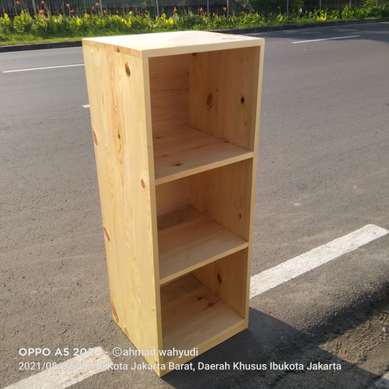 rak pakaian/rak baju full kayu jati belanda untuk bagian depan triplek