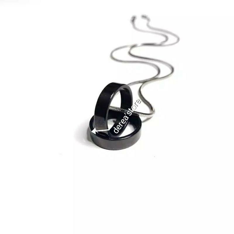 KALUNG PRIA BANDUL CINCIN HITAM/KALUNG TITANIUM ANTI KARAT