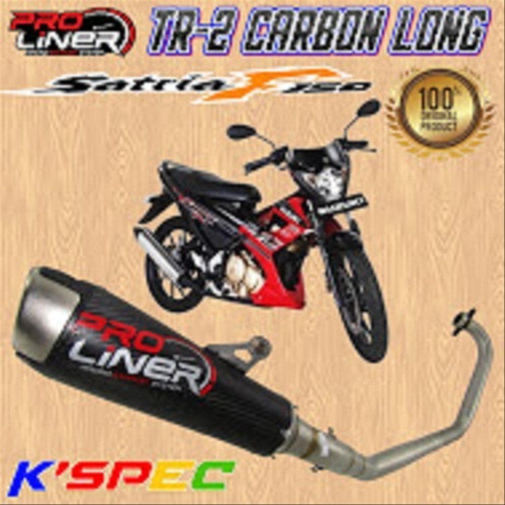 Knalpot ProLiner TR 2 Carbon Long SATRIA FU 150 CARBU Rac bac 81