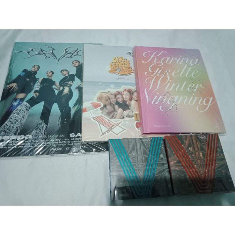 ALBUM KIHNO DIARY ONLY AESPA ITZY WAYV( WAJIB CO PACKING)