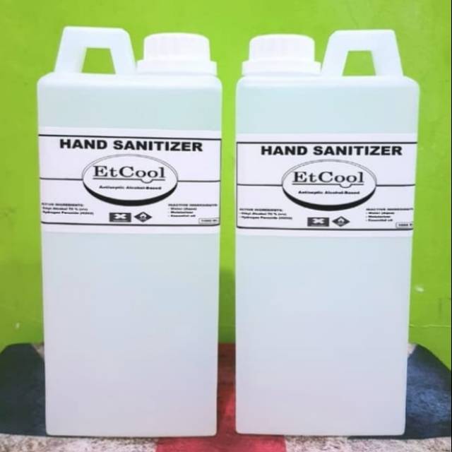 Hand Sanitizer Antiseptic 1 Liter Murah ( Bukan Gel ) Wangi Jeruk