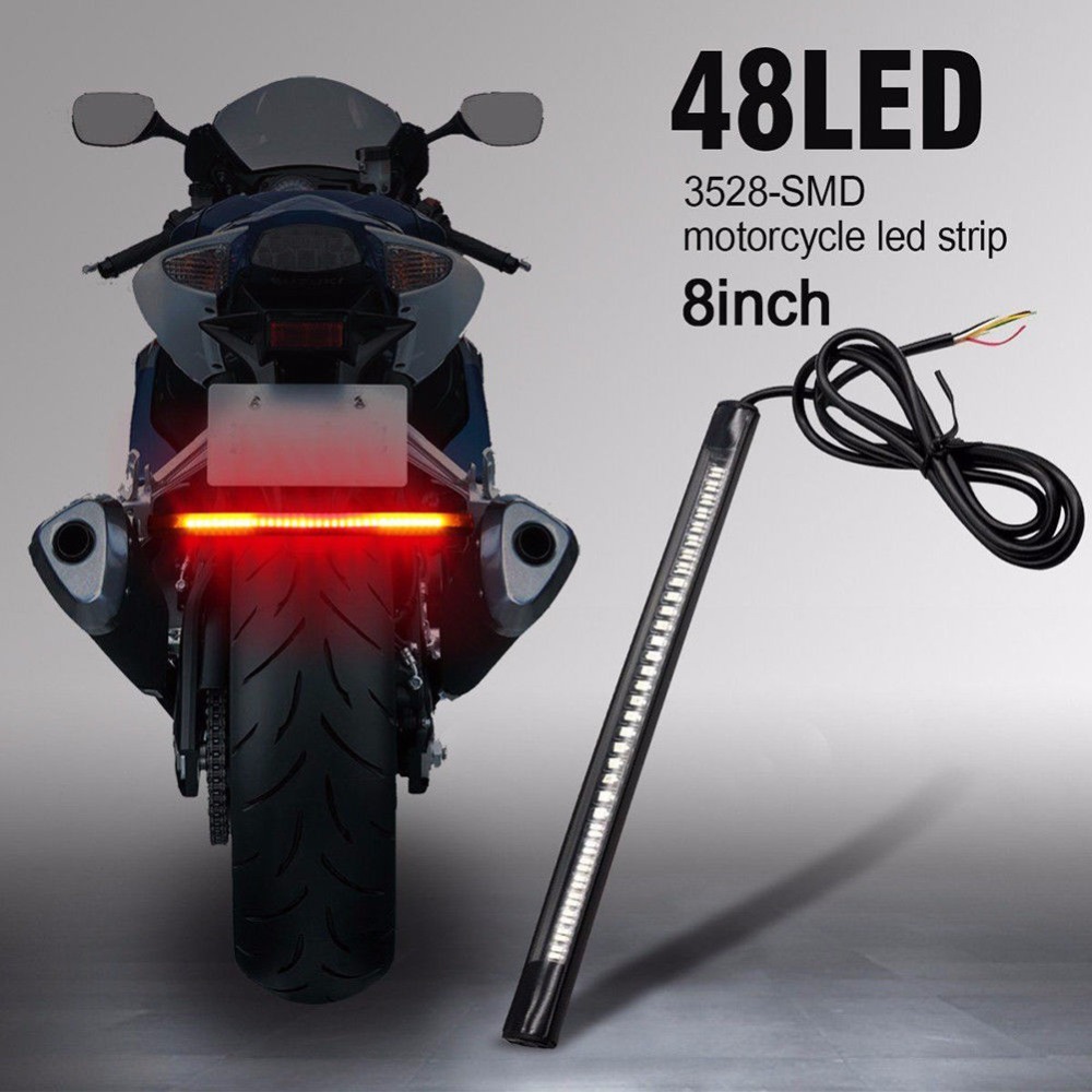 Lampu Led Strip 48smd Dual Warna Untuk Seinrem Motor