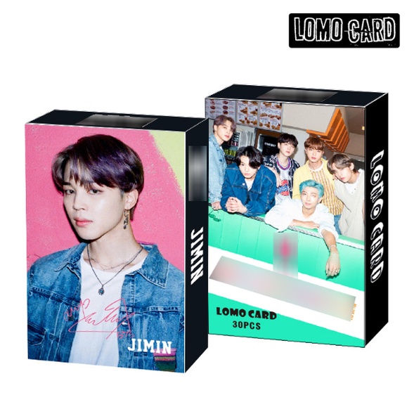 30pcs / Kotak Kartu Foto Grup Kpop BTS