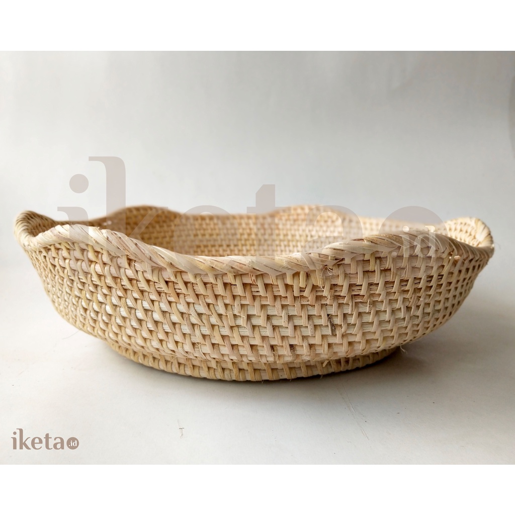 Parcel Buah Anyaman Rattan - Wadah Saji Makanan Anyaman Rotan