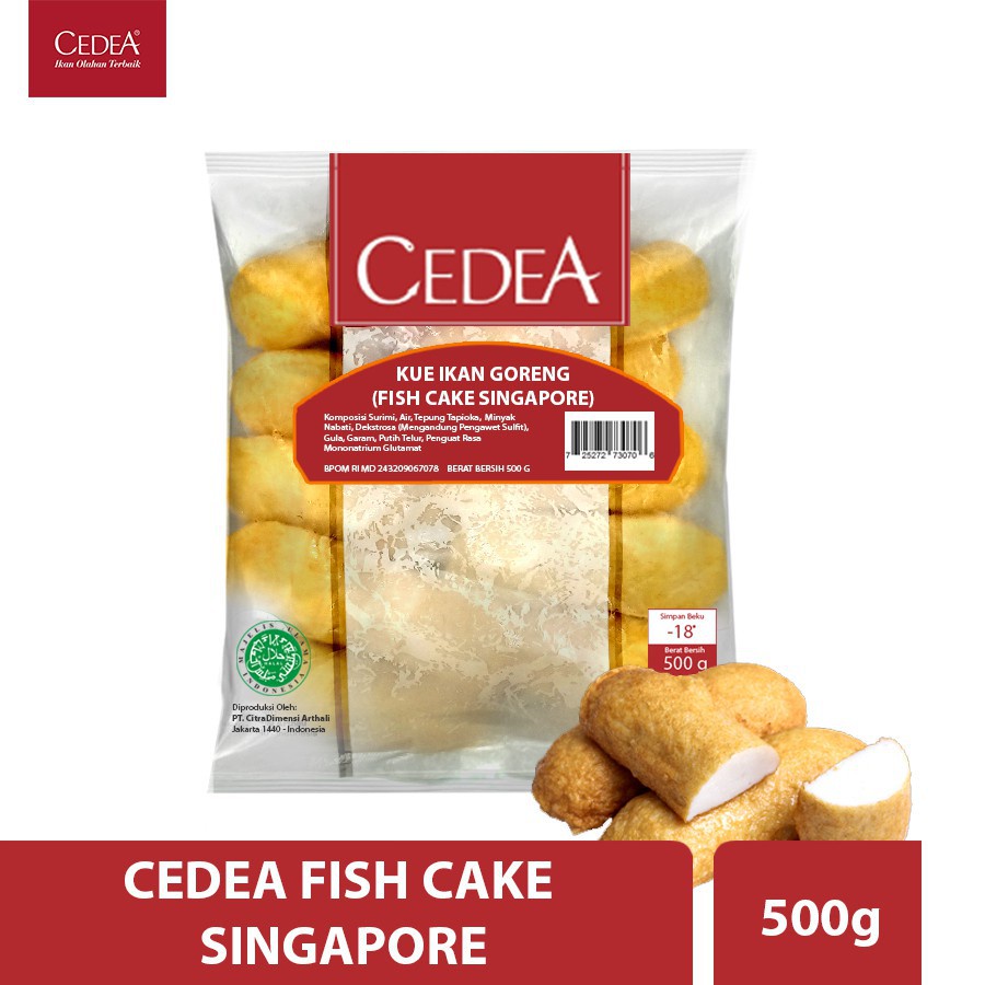 

Cedea Kue Ikan Goreng / Fish Cake Singapore [500 gr] KHUSUS GOSEND