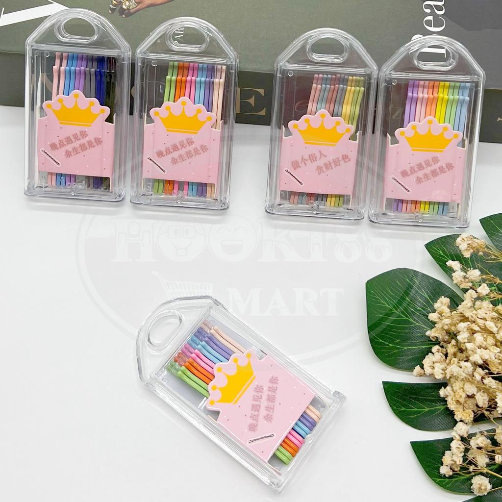 [PREMIUM] JEPIT LIDI BOBBY PIN WARNA WARNI IMPORT / JEPITAN RAMBUT LIDI RAINBOW