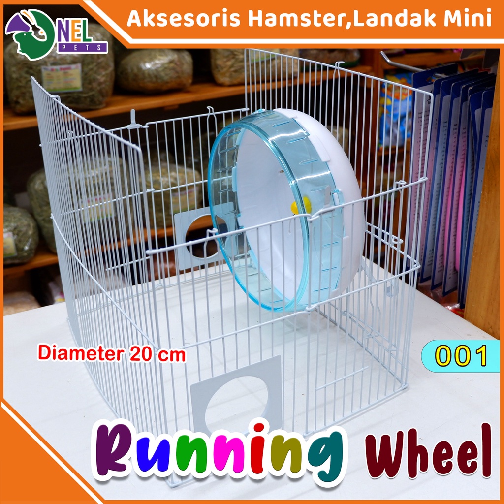 RUNNING WHEEL HAMSTER LANDAK MINI / JOGGING WHEEL / RUNNING WHEEL DIAMETER 20 CM