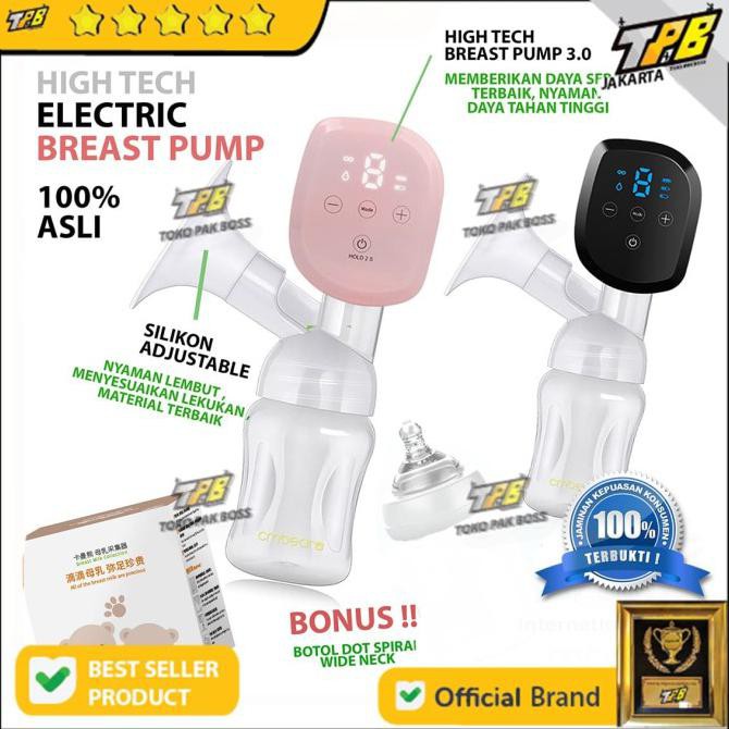 CMBEAR BREAST PUMP ELECTRIC REAL CLAIRE'S GBP A20 ELEKTRIK POMPA ASI - HITAM