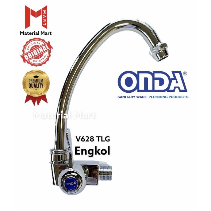 Keran Angsa Onda | Kran Tembok Angsa Onda | Kran Air Dapur Cuci Piring