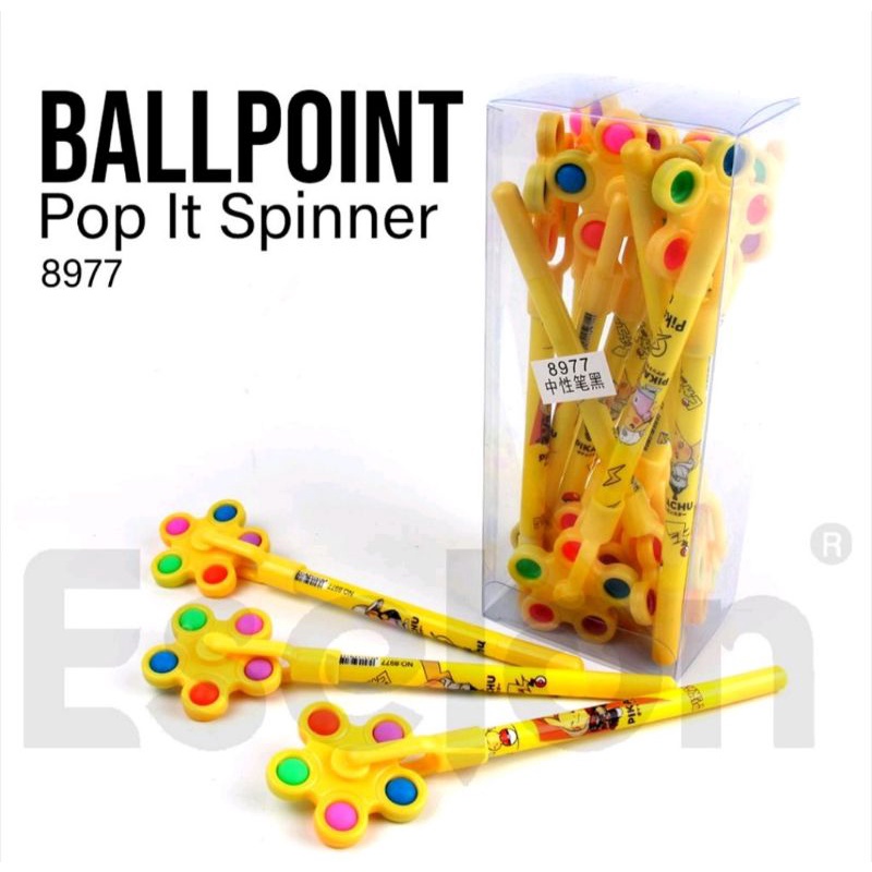 

pulpen pop it + spiner (1pcs)