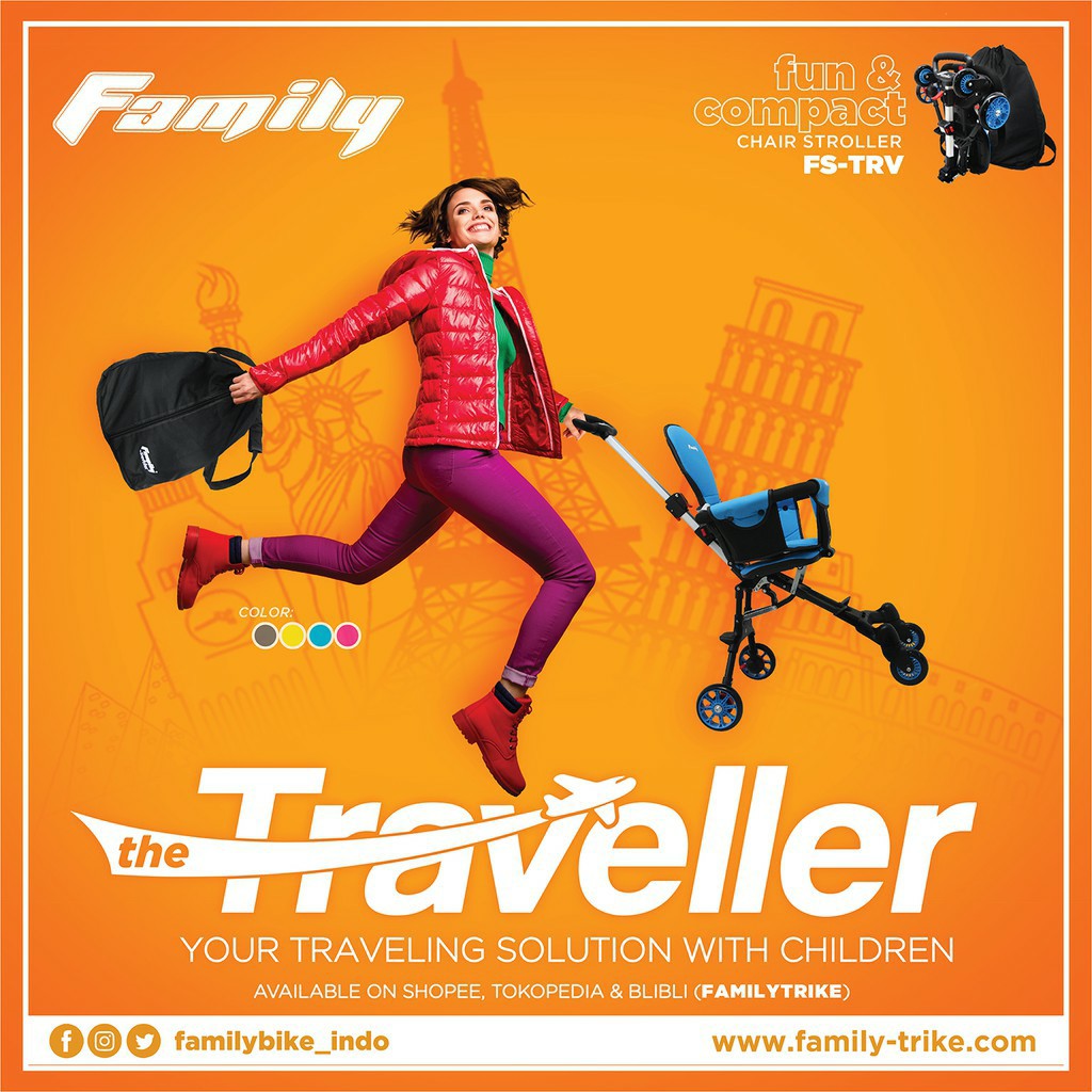 Family Stroller Traveller B/SFS-TRV