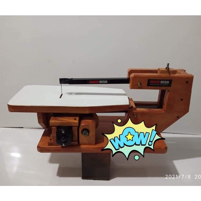 scroll saw kayu plus besi