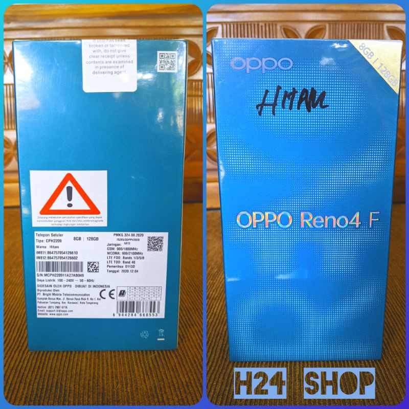 Oppo Reno4 F Ram 8GB Internal 128GB (Baru Segel)