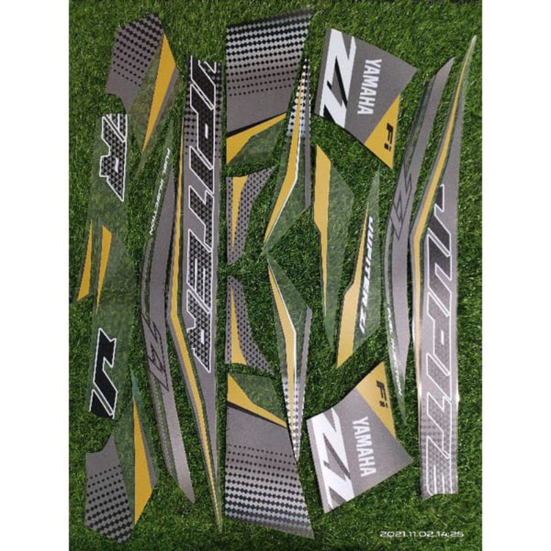 STRIPING STICKER JUPITER Z1 LIS ORIGINAL TRANSPARAN GOLD