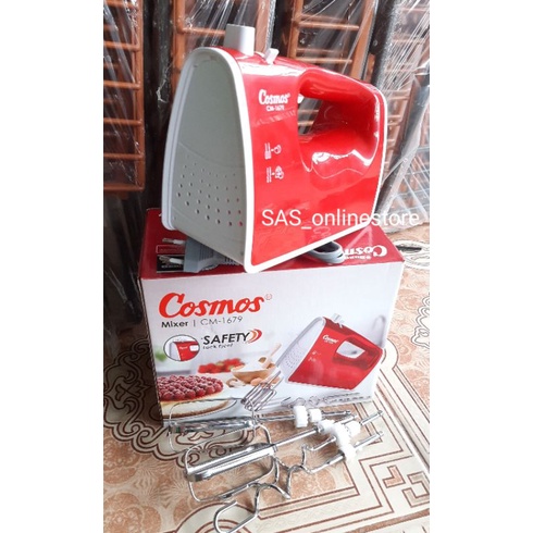 Mixer Hand Cosmos CM-1679 ORIGINAL garansi resmi cosmos/Mixer tangan COSMOS turbo hand mixer