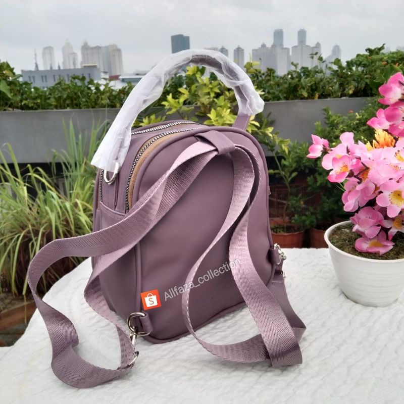 AllfazaTas wanita ,ransel Chibao mini4ruang ukuran 21x19