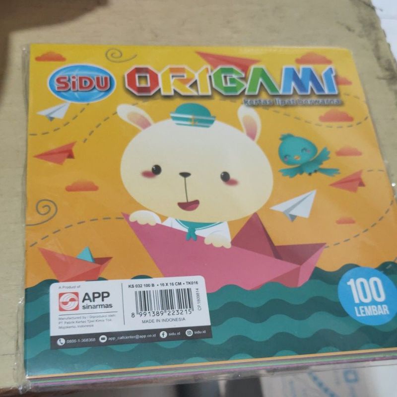 

origami sidu besar 16x16 cm