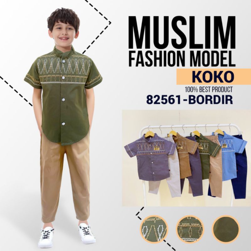 Setelan Koko Anak YESS KIDS PREMIUM Usia 3-8 Tahun