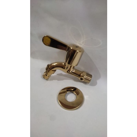 Kran taman Gold / kran taman stainless gold / kran tembok gold