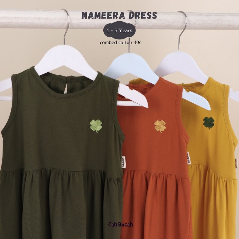 CAH BOCAH - NAMEERA DRESS - DRESS ANAK - BAJU ANAK - DRESS BAYI