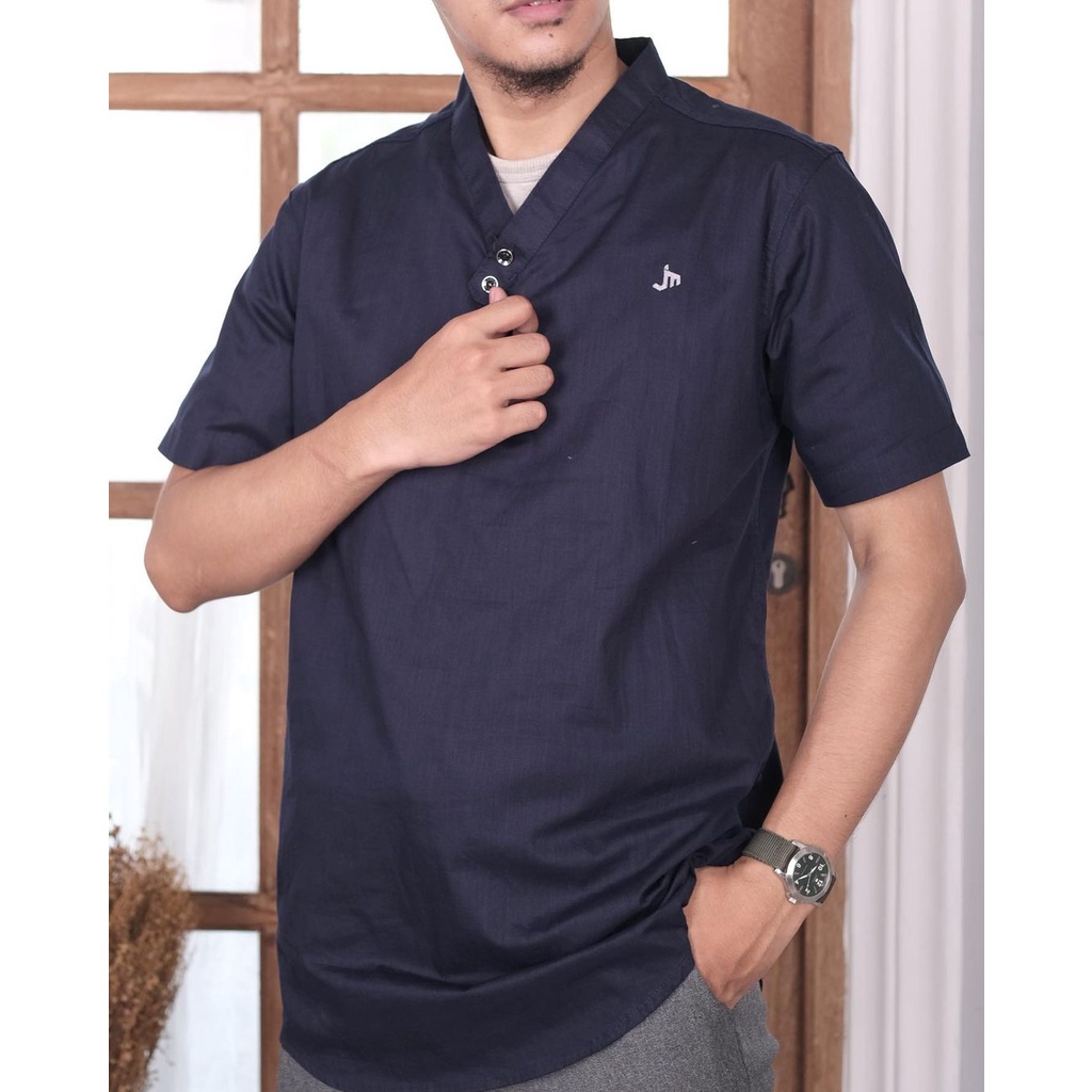 Kurta UAS Kurta JM88  Kemeja Kurta Baju Lebaran Pakaian Muslim Exclusive Premium