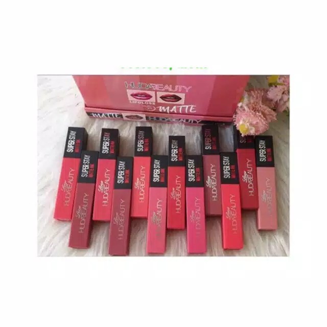 (cyber) cod terbaru  ECERAN Lipcream Huda beauty superStay matte harga satuan