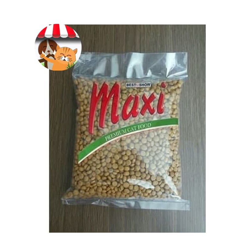 Maxi Chicken &amp; Tuna Repack 500gr Makanan Kucing