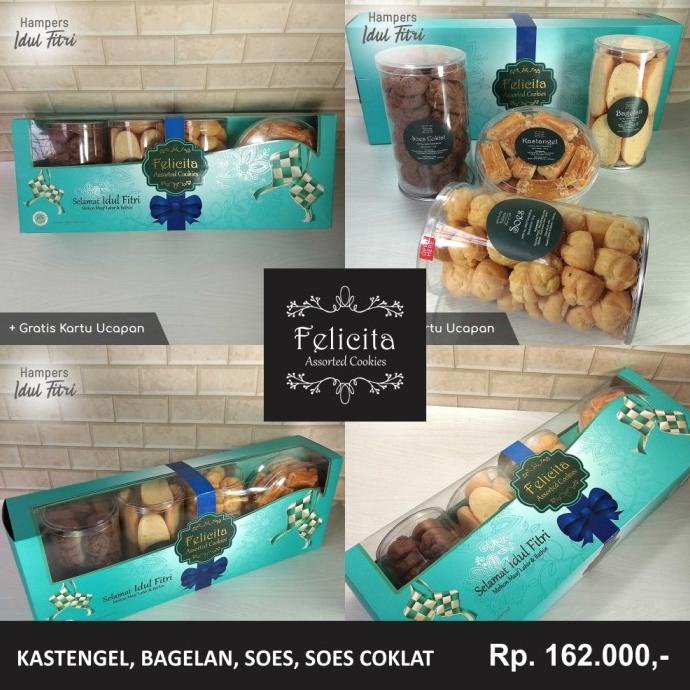 

Parcel Kue Lebaran / Hampers Idul Fitri - Felicita Tosca Isi 4 Hot!!!R30F