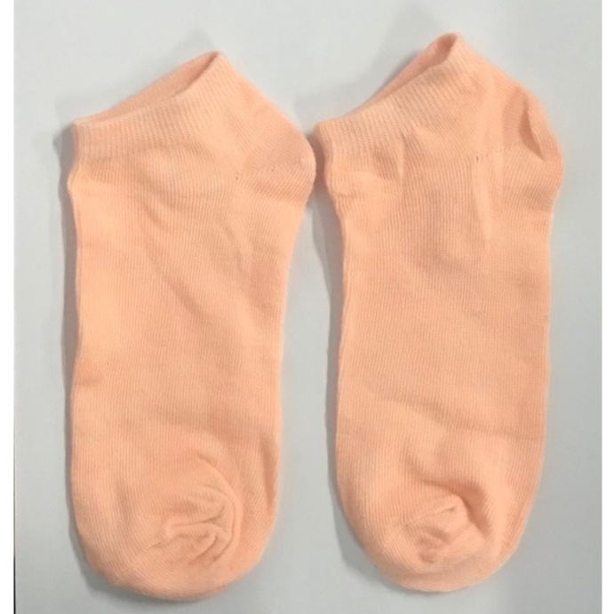⭐Gogoland⭐ Kaos Kaki Ankle Cute Kaos Kaki Pendek Polos dan Motif Semata Kaki Import Murah Motif Polos R108 R568 KK006-MOTIF 1 OREN