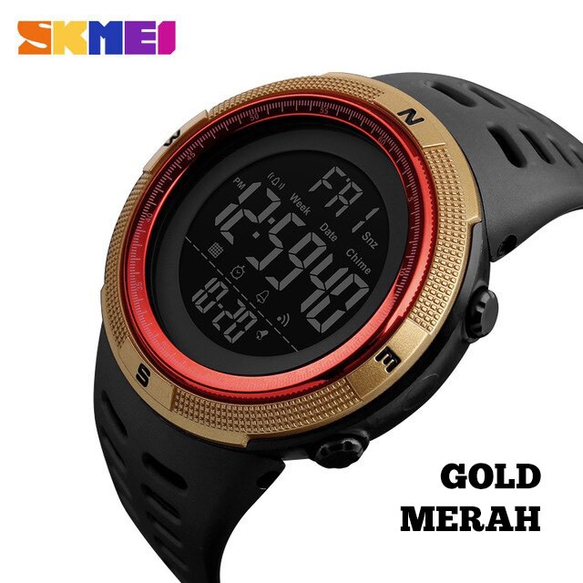SKMEI 1251 Jam Tangan Pria Digital Tali Rubber Anti Air WATCHKITE WKOS