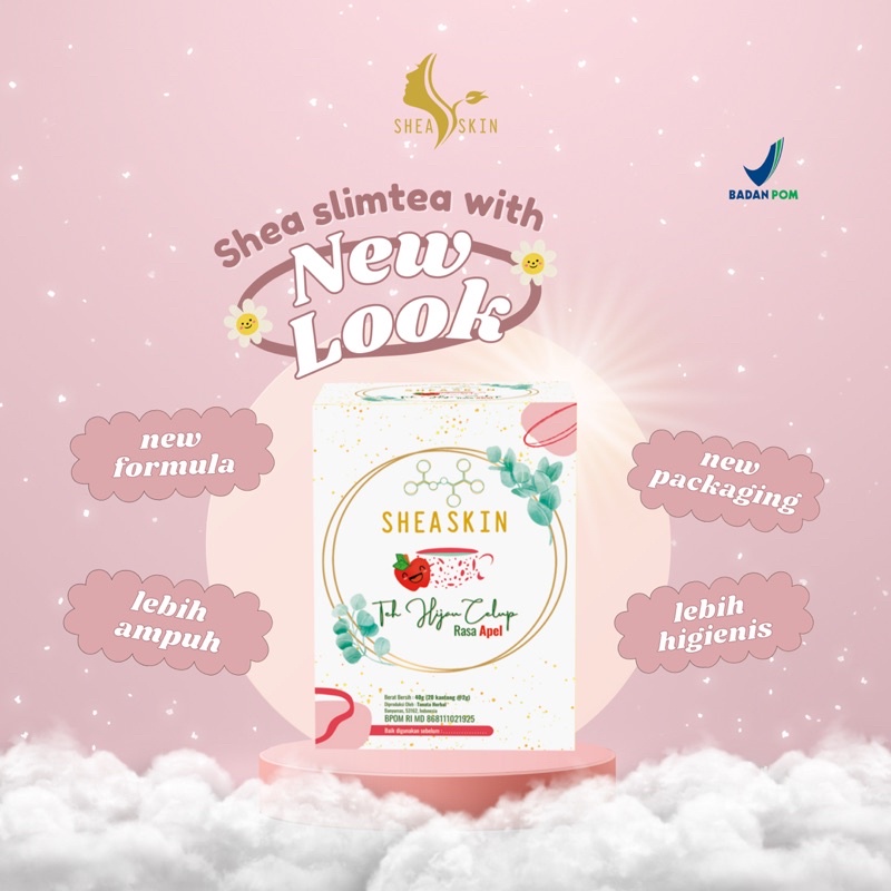 BUY1GET1| PREMIUM SLIMMING TEA BPOM | NEW FORMULA  | Teh Diet Herbal Pelangsing Slim Tea SHEASKIN