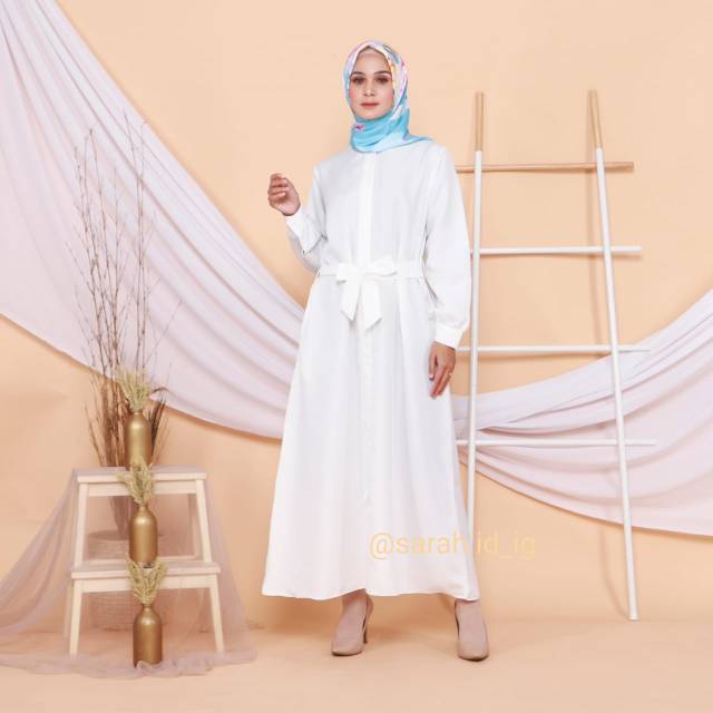 Gamis murmer/Baju Ihrom Wanita/Gamis putih