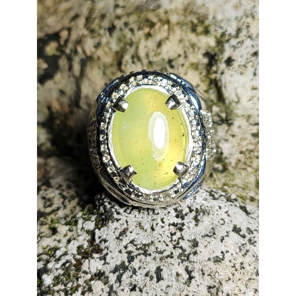 NATURAL IDOCRASE CINCIN BATU AKIK LUMUT SUNGAI DAREH PUCUK PISANG KODE 01549